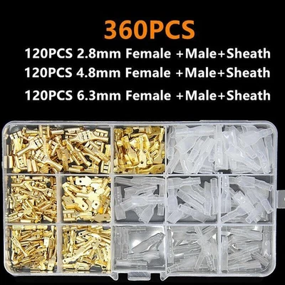 Mâle Femelle Terminal Connecteur Pièce de Rechange Universel Haute Qualité - Imagen 1 de 4