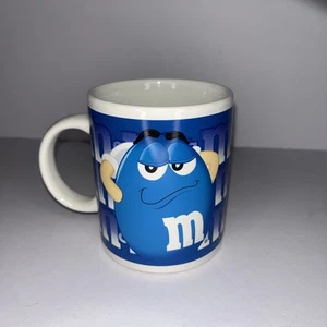 Blue Character Official Licensed M&M's Mug - White M&Ms Coffee Cup 2012 - Picture 1 of 4
