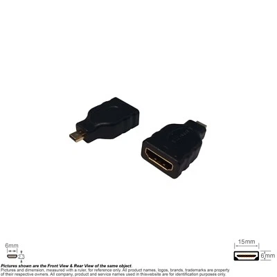 Adapter Video HDMI Micro Male HDMI Female - Image 1 of 2