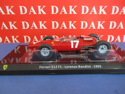 Die cast 1/24 Modellino Auto F1 Ferrari 512 F1 1965 L. Bandini - Immagine 1 di 4