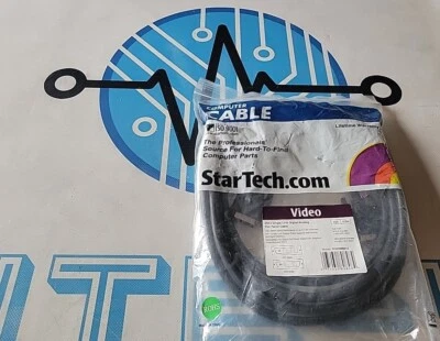 New Startech 15 ft M/M DVI-I Single Link Digital Analog Flat Panel Monitor Cable - Image 1 of 2