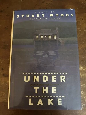 UNDER THE LAKE by Stuart Woods (1987, Hardcover)-1st Edition, 1st Printing - Image 1 of 4