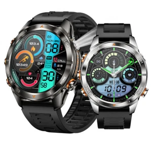 2025 Military Smart Watch for Men (Call Receive/Dial) Flashlight Fitness Tracker - Picture 1 of 19