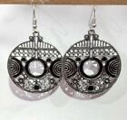 Handmade Authentic Baltic Ethnic Silver Jewelry Earrings