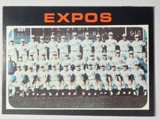 1971 Topps Montreal Expos Team Card number 674 high number
