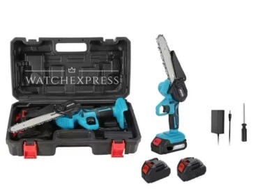 MOTOSEGA Elettrica Ricaricabile con Lama da 6” Doppia Batteria 48V Giardinaggio