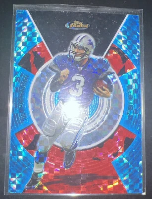 2005 Finest Blue Xfractors Detroit Lions Football Card #90 Joey Harrington /150 - Image 1 of 2