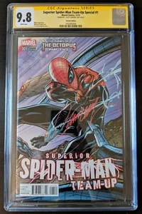 SUPERIOR SPIDER-MAN Team-Up #1 CGC 9.8 SS J Scott Campbell Variant NM/MT 1:50 - Picture 1 of 2