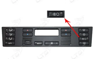 BMW E53 E39 X5 Reemplazo Climatizador A/C Panel de Control Reciclaje Culata - Imagen 1 de 1