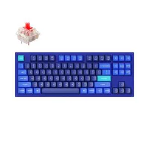 Keychron Q3 Wired Mechanical Keyboard Blue RGB Mac Windows Hot Swap Red Switch - Picture 1 of 6