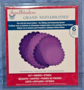 Spellbinders Grand Nestabilities - Grandes círculos festoneados - NUEVO LF-124 - Imagen 1 de 1