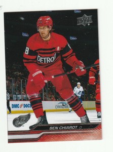 Ben Chiarot 2023-24 Upper Deck Series 1 Clear Cut card #65 Detroit Red Wings