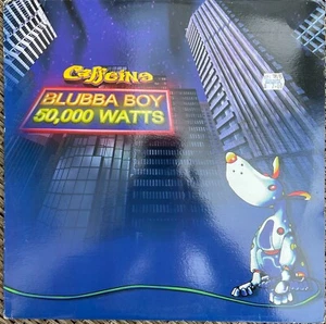Blubba Boy 50,000 WATTS 12" DJ Vinyl Dave London Breaks Breakbeat RARE Caffeine - Imagen 1 de 4