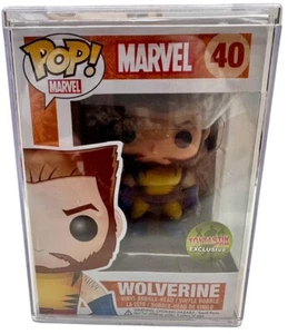 #40 Funko POP! Esclusiva Toytastik Smascherata Marvel Wolverine 2013 + custodia pesante - Foto 1 di 7