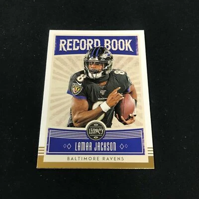 2020 Legacy LAMAR JACKSON Record Book #RB-LJ Baltimore Ravens *JU25A - Image 1 of 2