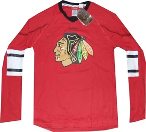 Chicago Blackhawks Duncan Keith Reebok Langarmshirt HERREN Neu Etikett - Bild 1 von 4