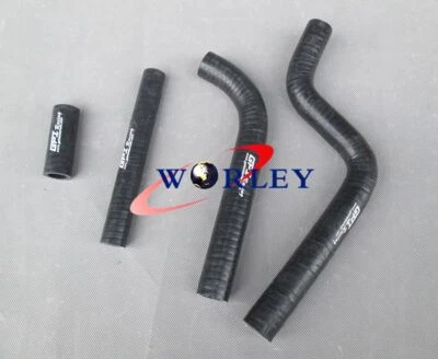 Manguera de radiador de silicona negra para Yamaha YZ125 YZ 125 1996-2019 1997 1998 1999 00 Foto 1 de 4