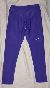 Nike Medias Pantalones Talla L Dri-Fit Correr Fitness Leggings Hombres Atlético Púrpura - Imagen 1 de 8