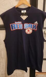 NWT VTG 2003 MLB Adidas Boston Red Sox Sleeveless Shirt Mens 2XL