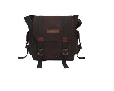 Sac multi-usage en toile de coton pour hommes et femmes, marron olive US - Photo 1/4