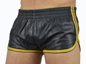 5400 Leder Sports Shorts,Ledershorts,leather shorts,lederhose,kürzehose,hotpants - Picture 1 of 5