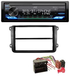 JVC Bluetooth DAB USB MP3 Autoradio für VW Golf V VI Touran Passat 3C Caddy EOS - Bild 1 von 8