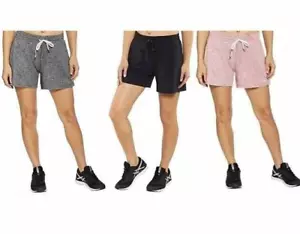 Pacific Trail Women's Pull On Cozy Shorts Elastic Waist Zipped Pocket - Picture 1 of 33