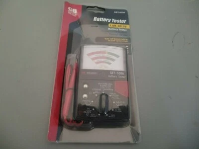 Probador de batería Gardner Bender, 1,5-22,5 V, GBT-500A Foto 1 de 4