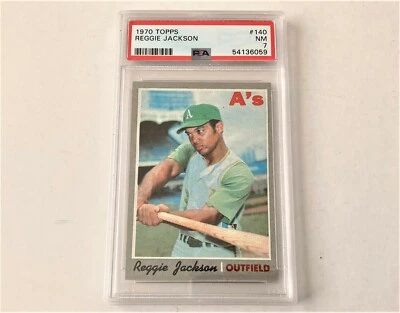 Topps Baseball Reggie Jackson #140 Hof 1970 PSA 7  Foto 1 de 4