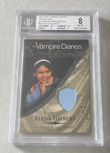 2011 Cryptozoic VAMPIRE DIARIES Nina Dobrev WORN TV COSTUME Elena Gilbert BGS 8 - Picture 1 of 13