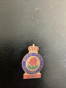 1972 world bowls championship pin badge - Picture 1 of 3
