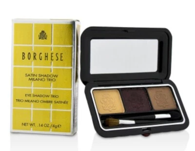 Borghese Satin Shadow Milano Trio # 06 Romantico Brown NEW IN BOX - Image 1 of 4