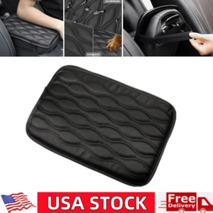 Car Accessories SUV Armrest Cushion Cover Center Console Box Pad Protector Black - Picture 1 of 14