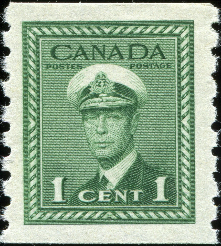 Canada Scott 263 King George VI War Issue Coil Stamp  VF MH OG (19984) - Image 1 of 1