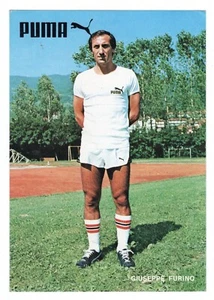 FUSSBALL POSTKARTE SPONSOR PUMA FURINO PALERMO JUVENTUS UND NATIONAL - Bild 1 von 2