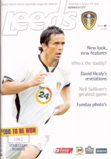Football - Leeds United home football programmes 2006/2007 - Image 1 of 1