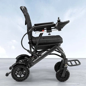 40 LBS Lightweight Folding Electric Medical Wheelchair Intelligent FDA 25 Miles - Picture 1 of 11