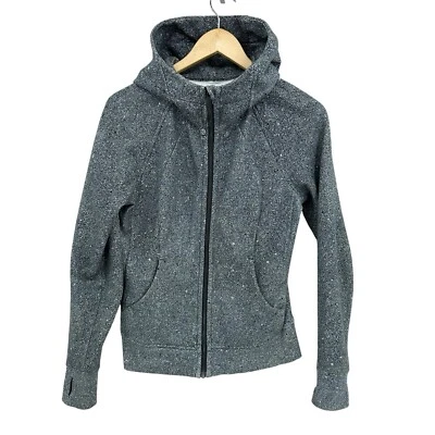 Chaqueta con Capucha LULULEMON Scuba IV Cremallera Completa Peso Pesado LW4AWPS Mujer Talla 6 T236 Foto 1 de 4