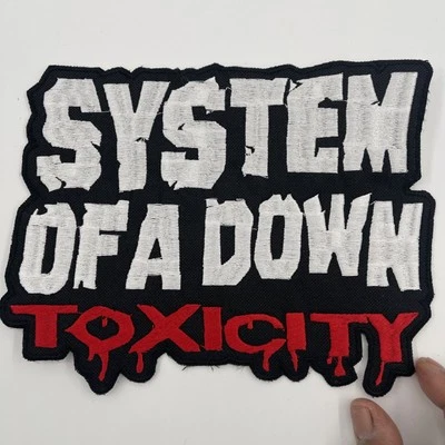 System Of A Down Toxicity XLG Back Patch: Quality Embroidery, Sew On, 9” X 7” - Image 1 of 3