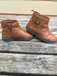 Carter's Mädchen Kunstleder Chelsea Boots Braun Größe US:12 - Bild 1 von 7