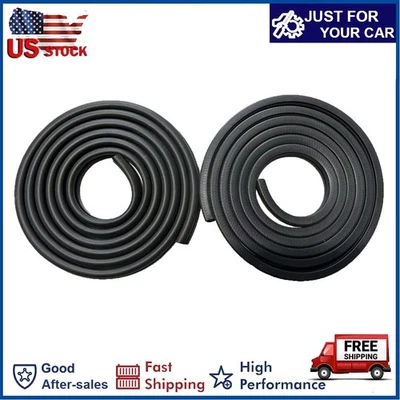 Door Seal Rubber Weatherstrip Pair Set of 2 for Dodge D100 D250 300 Pickup Truck - Image 1 of 4