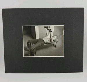 Actriz Marilyn Monroe Entrenamiento Levantamiento Pesas Estampado Mate 8x10 - Imagen 1 de 1