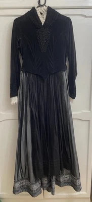 Royal Opera House Costume Victorian Bodice Skirt Theatre Edwardian Goth Cosplay - Image 1 of 4