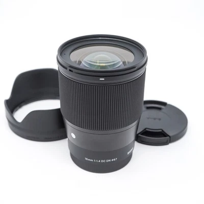 Sigma 16mm f/1.4 DC DN Contemporary Wide Lens for Sony E Mount - Excellent Cond. - Image 1 of 4