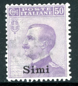 Italy 1912 Simi 50¢ Violet Scott #8 Mint L693 - Picture 1 of 6