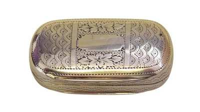 Vinagreta de plata maciza Jorge III fechas 1815 Foto 1 de 4