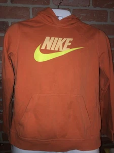 Nike Gr. XL Jugend Mädchen/Jungen Pullover Hoodie Sweatshirt Pfirsich Orange Swoosh - Bild 1 von 2