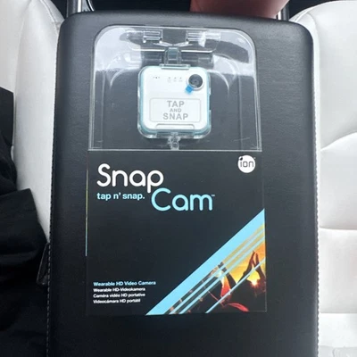 ion SnapCam tap n' snap Wearable HD Video Camera 2 Extra Bumperz USB NEW Sealed - Image 1 of 2