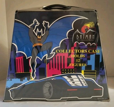 Винтажный коллекционный чехол Batman мультсериал вмещает 12 фигурок 1992 ТОЛЬКО ЧЕХОЛ  - Изображение 1 из 4