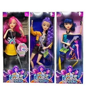 NEU Kpop Dämonenjäger Puppen Rumi Mira Zoey Prinzessin Actionfigur Spielzeug Mädchen - Bild 1 von 14
